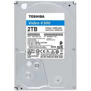 Disco Duro 2TB  5700RPM 64MB (V300) up to 4 cameras pn HDWU120UZSVA
