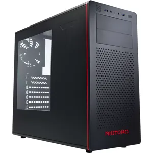 Gabinete Mid tower ATX Micro ATX  ventana sin fuente poder pn: I292CR480