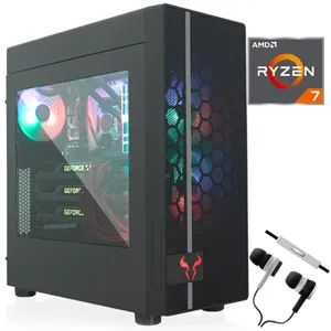 PC BIP Ryzen 7 2700 8GB 480GB SSD GTX1050Ti  MATX + Audifonos  pn pcR527008480