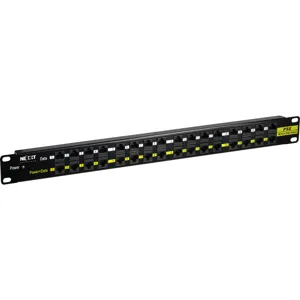 Patch Panel 16Port Passive POE 48VDC 160W w/Pwr Supply - 16P POE 48VDC 160W    pn PCGPPPOE16101UBK