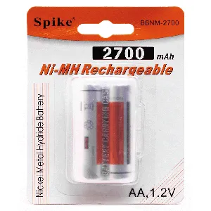 Pilas recargables AA 1.2v 2700mA pn: BBNM-2700