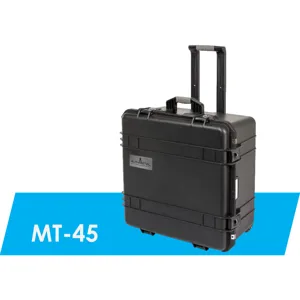 Maleta porta tablet para 45 unidadades, hasta 10" Ancho: 700 mm Alto: 700 mm Profundidad: 400 mm Peso sin Tablet: 22 kg Peso con Tablets: 47 kg - MT-45