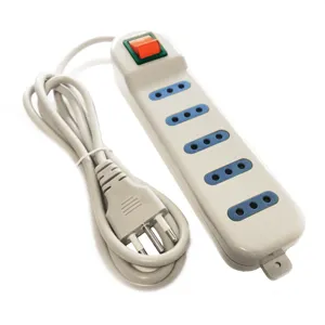 Alargador Zapatilla 5 Tomas 3mts 10A gris pn: 105295