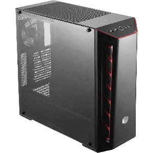 Gabinete ATX Mid-tower Masterbox MB520 tempered glass rojo pn: MCB-B520-KGNN-S00