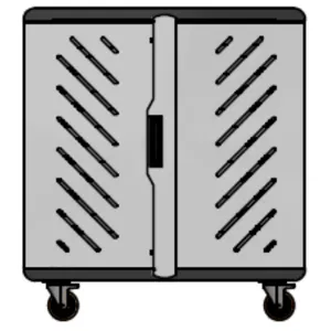 Carro porta notebooks 36 unidades  113.8cm x 64.5cm x 54.6cm pn: ALP36