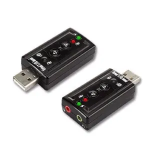 Adaptador USB de Audio Sonido Emula 7.1 Caja pn: 920008.
