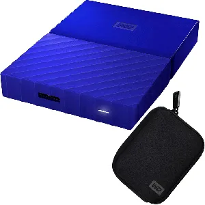 Disco Externo 1TB USB 3.0 My Passport Azul 256b  +Funda pn: KT018XCL57