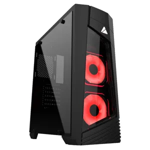 Gabinete gamer mid ATX prisma RGB fan vidrio lateral templado pn: Blaze 231G