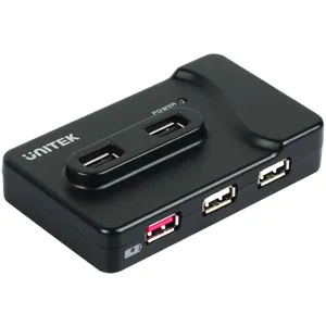 HUB 7 puertos USB 2.0 c/cargador para tablet / mod. Y-2072 - NP: 0060073