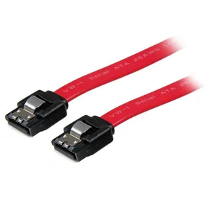 Cable SATA Serial ATA 20cm con Seguro Cierre de Seguridad - Bloqueo con Pestillo Latching - LSATA8