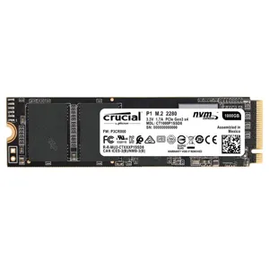 Crucial® P1 1TB 3D NAND NVMe# PCIe® M.2 SSD - NP: CT1000P1SSD8