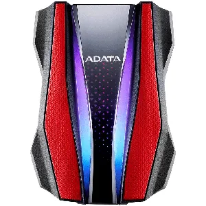 DISCO EXTERNO ADATA 1TB, USB 3.2 GAMING RED  - AHD770G-1TU32G1-CRD