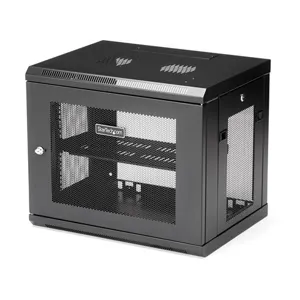 Armario Rack de Servidores de 9U para Montaje en Pared - con 17 Pulgadas de Profundidad pn RK9WALM