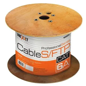 Caja cable Nexxt S/FTP Cat6A 305mts GRIS LSZH - NAB-UTP6AGR