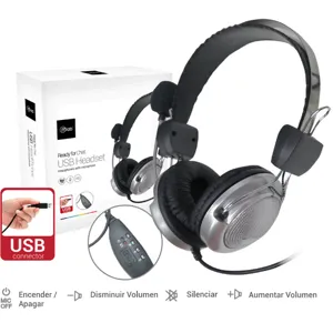 Audifonos con Microfono HQ USB Microlab 1mt (aprox) -  08159
