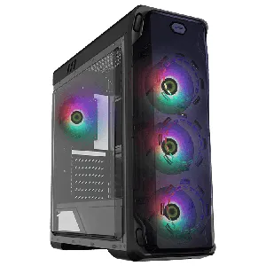 Gabinete Gamemax - FRGB Mid Tower Black (Ventana Transaprente) ATX Gaming Casing - Starlight FRGB Black