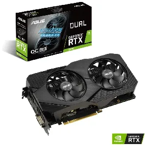 Tarjeta de Video ASUS Dual GeForce RTX 2070 DirectX 12 8GB 256-Bit GDDR6 PCI Express 3.0 HDCP, NVIDIA Turing - DUAL-RTX2070-O8G-EVO-V2