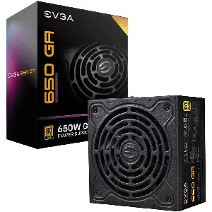 Fuente de Poder EVGA SuperNOVA 650 GA, 80 Plus Gold 650W, Full Modular, Power Supply 220-GA-0650-X1 220-GA-0650-X1