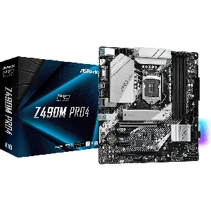Tarjeta Madre Z490M PRO4 ATX Intel S1200 10a GEN : Z490M PRO4