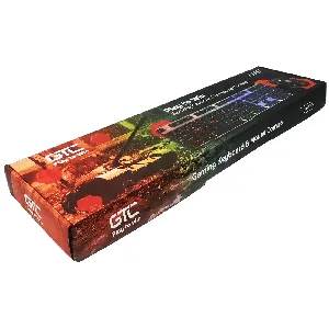 COMBO TECLADO GTC Retroiluminado RGB + MOUSE PLAY TO WIN - CBG-015