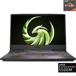 Notebook MSI Alpha 15, Ryzen 7 3750H, Ram 8GB, SSD 512GB, Led 15.6", RX5500M 4GB, W10 Home - Alpha15A3DD K
