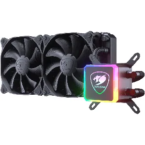 Disipador Liquido AIO Cougar Gaming Aqua 240 - 240mm RGB Intel y Amd / Ryzen e Intel 2066 - 3MAQU240.0001