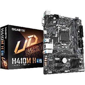Placa Madre Gigabyte H410M H Motherboard Micro ATX LGA1200 - micro ATX - Socket LGA1200 - H410 - USB 3.2 Gen 1 - H410M-H