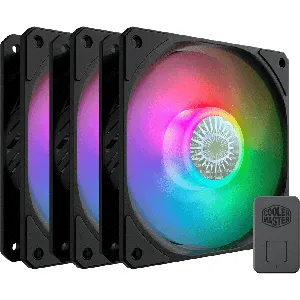 Ventilador 3 Pack Cooler Master 120mm SickleFlow 120 ARGB Controlador - MFX-B2DN-183PA-R1