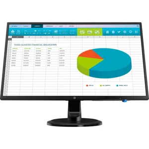 Monitor HP N246v 24" Full HD 1920 x 1080 5ms (GTG) 60 Hz D-Sub, DVI, HDMI - 1RM28AA#ABM