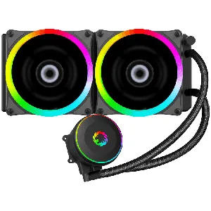Disipador Liquido CPU WATER COOLING SYSTEM 240 INTEL LGA 1150 1155 1156 1366 2011 2011 V3 AMD FM2 FM1 AM3+ AM3 AM2+ AM2 FM2+ FAN 120mm x 120mm x 25mm RADIATOR 153mm x 240mm x 27mm  - Iceberg 240 RAINBOW