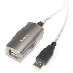 Cable de 4.5m de Extension Activo USB 2.0 - Macho a Hembra USB A - Extensor - USB2FAAEXT15