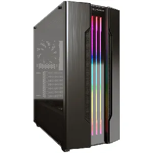 Gabinete Cougar Gemini S ARGB con Ventana, Midi Tower, ATX/CEB/EATX/micro ATX/Mini-ITX, UB 2.0/3.0, sin Fuente, Negro/Gris  - 385BMBP.0001