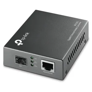 Conversor de medios Gigabit Ethernet 1 puerto RJ45 10/100/1000Mbps - MC220L