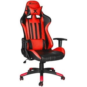 Silla Gamer XtrikeMe hasta 135 KG Color ROJO - GC-905