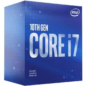 CPU I7-10700F, Socket LGA 1200, 8-Cores, 2,9Ghz Procesador Intel (Max Turbo 4,8Ghz), 16 Hilos, DDR4, 65W  - BX8070110700F