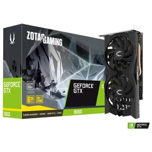 Tarjeta de Video Zotac GeForce GTX 1660 6GB GDDR5 192-bit, Super Compact  - ZT-T16600K-10M