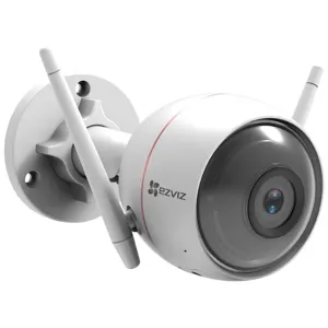 Cámara Seguridad IP Inalámbrica Ezviz, HD, 2.4Ghz, Visión Nocturna, IP66, Con Alarma - EZ-C3WHD
