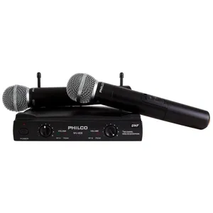 Set 2 Microfonos Inalambricos PHILCO UHF - 26MICWU828