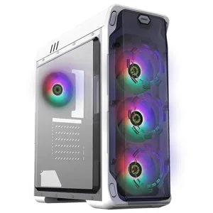 Gabinete Gamemax FRGB Mid Tower White (Ventana Transaprente) ATX Gaming Casing - Starlight White