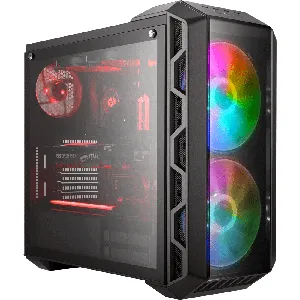 Gabinete Gamer Coolermaster H500 ARGB, Vidrio templado, EATX, ATX, Micro-ATX, Mini-ITX  - MCM-H500-IGNN-S01