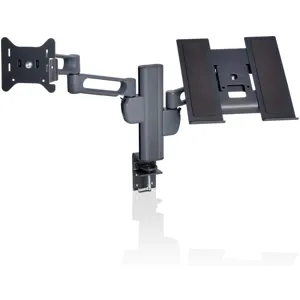 Soporte Brazo para Pantalla Doble Pantallas 24" y Notebook 15.4" Kensingtong - K60900US