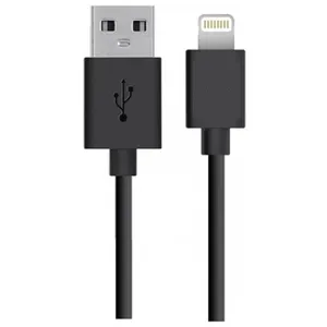 Cable Cargador y Sincronizador USB a Lightning Negro 1 mts - 253923