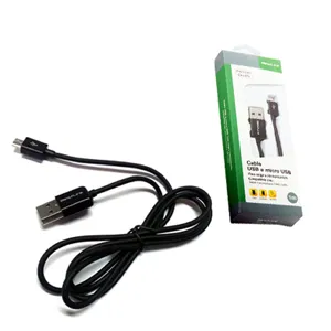 Cable Micro USB cargador y sincronizador Color Negro - 0300247