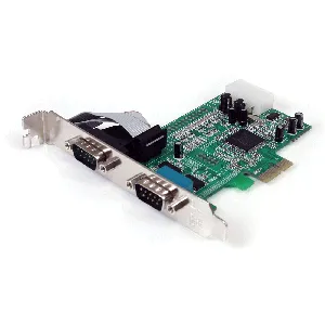 Tarjeta Adaptadora PCI Express PCle 2 Puertos Serial RS232 UART 16550 - PEX2S553