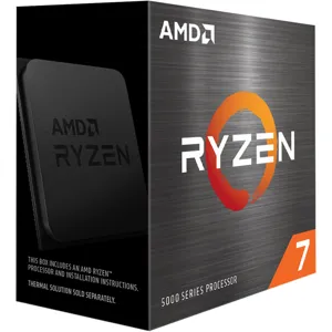 CPU AMD Ryzen 7 5800X, 8-Core, 3,8Ghz (4,7Ghz Max Boost), 16 Hilos, 105W TDP, Socket AM4 - 100-100000063WOF