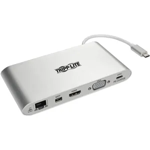 Docking Station USB C 4K USB Hub USB 3.1 Gen 1 w/ USB-A, HDMI, VGA, mDP, Gigabit Eth - U442-DOCK1