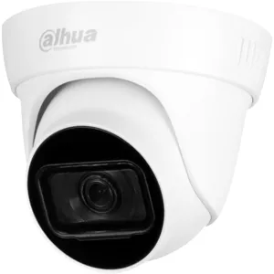 Camara Domo 2MP con Micrófono 2MP HDCVI IR Eyeball Camera· Max 30fps@1080P  · 3.6mm fixed lens (2.8mm optional)  · Max. IR length 30m, Smart IR · IP67, DC12V - DH-HAC-HDW1200TL-A-0280B-S5