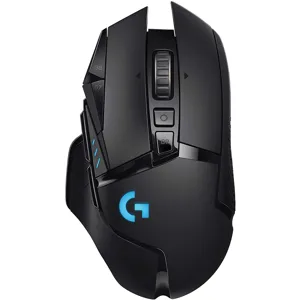 Mouse Gamer Logitech G502 Inalambrico Lightspeed Black and Blue - 910-005566