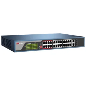 Switch Hikvision DS-3E0326P-E 24 Puertos 10/100 Mbps PoE - DS-3E0326P-E