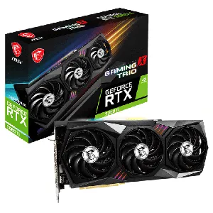Tarjeta de Video MSI GeForce RTX 3080 Ti GAMING X TRIO de 12GB GDDR6X - GEFORCE RTX 3080 TI GAMING X TRIO 384-bit 12G